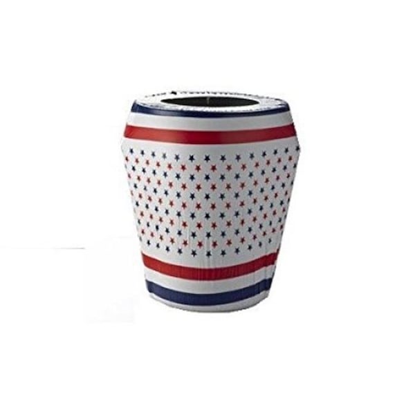 Kwik-Covers CANCVR-55gal-PATRIOTIC 55 GALLON KWIK-CAN COVER-PATRIOTIC STARS AND STRIPES CANCVR-55gal-PATRIOTIC - main